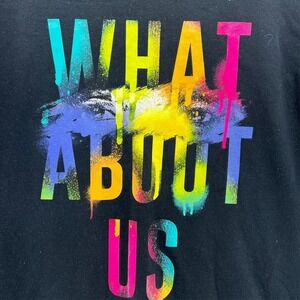 Pink Beautiful Trauma World Tour What About Us Sweatshirt Women L Black READ